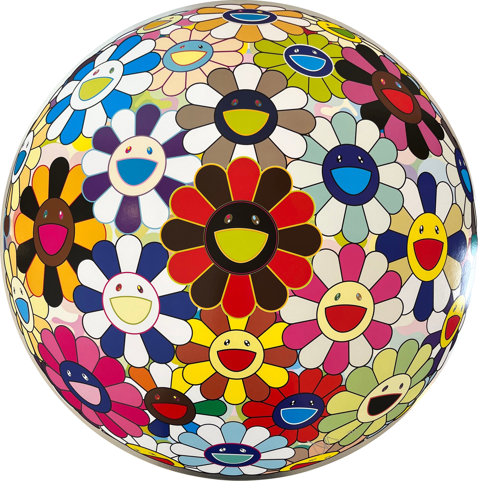 Murakami, Takashi | Flower Ball (Lots of Colors), 2013 — available on Composition Gallery