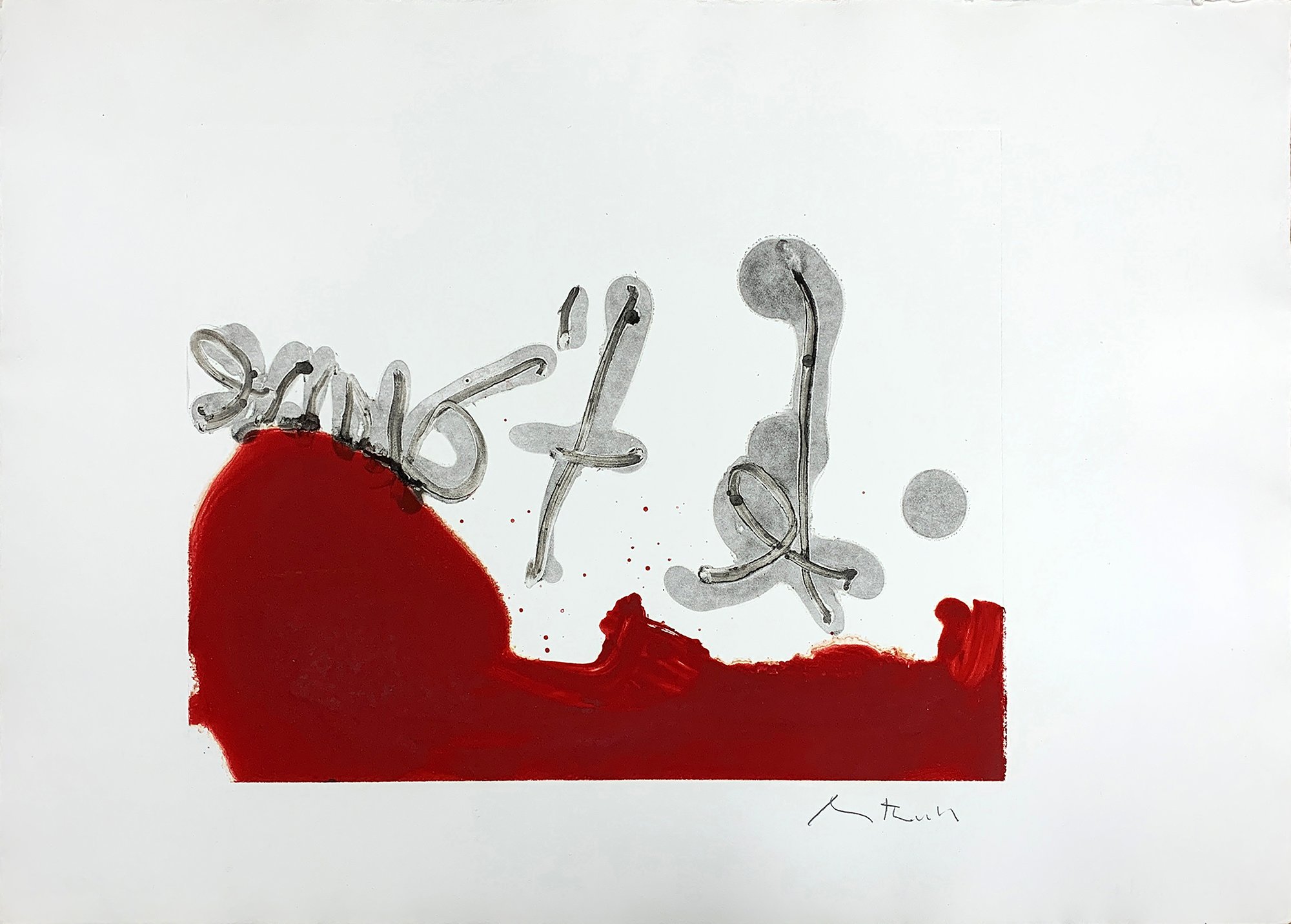 Motherwell, Robert | Untitled (Gesture #6), 1976 — available on Composition Gallery