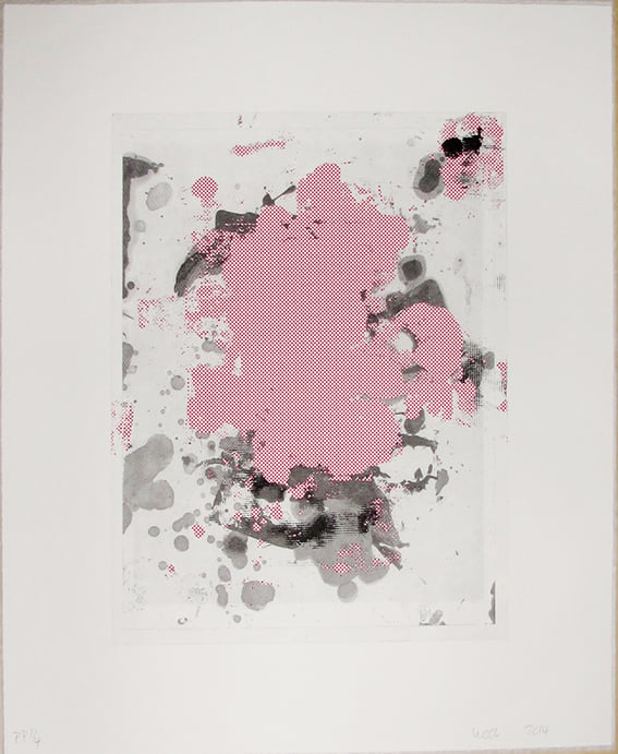 Wool, Christopher | Portraits (Red) 4, 2014 — available on Composition Gallery