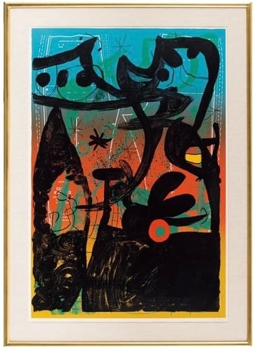 Miró, Joan | Mannequin Parade in Bahia, 1969 — available on Composition Gallery