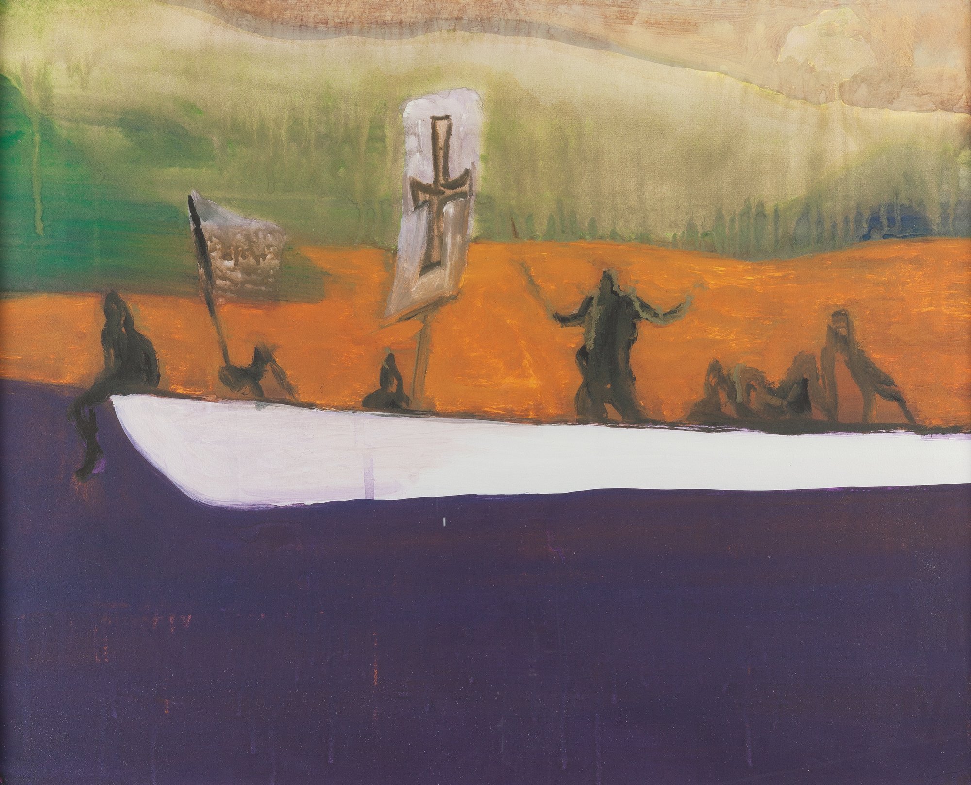 Doig, Peter | Untitled (Canoe), 2008 — available on Composition Gallery