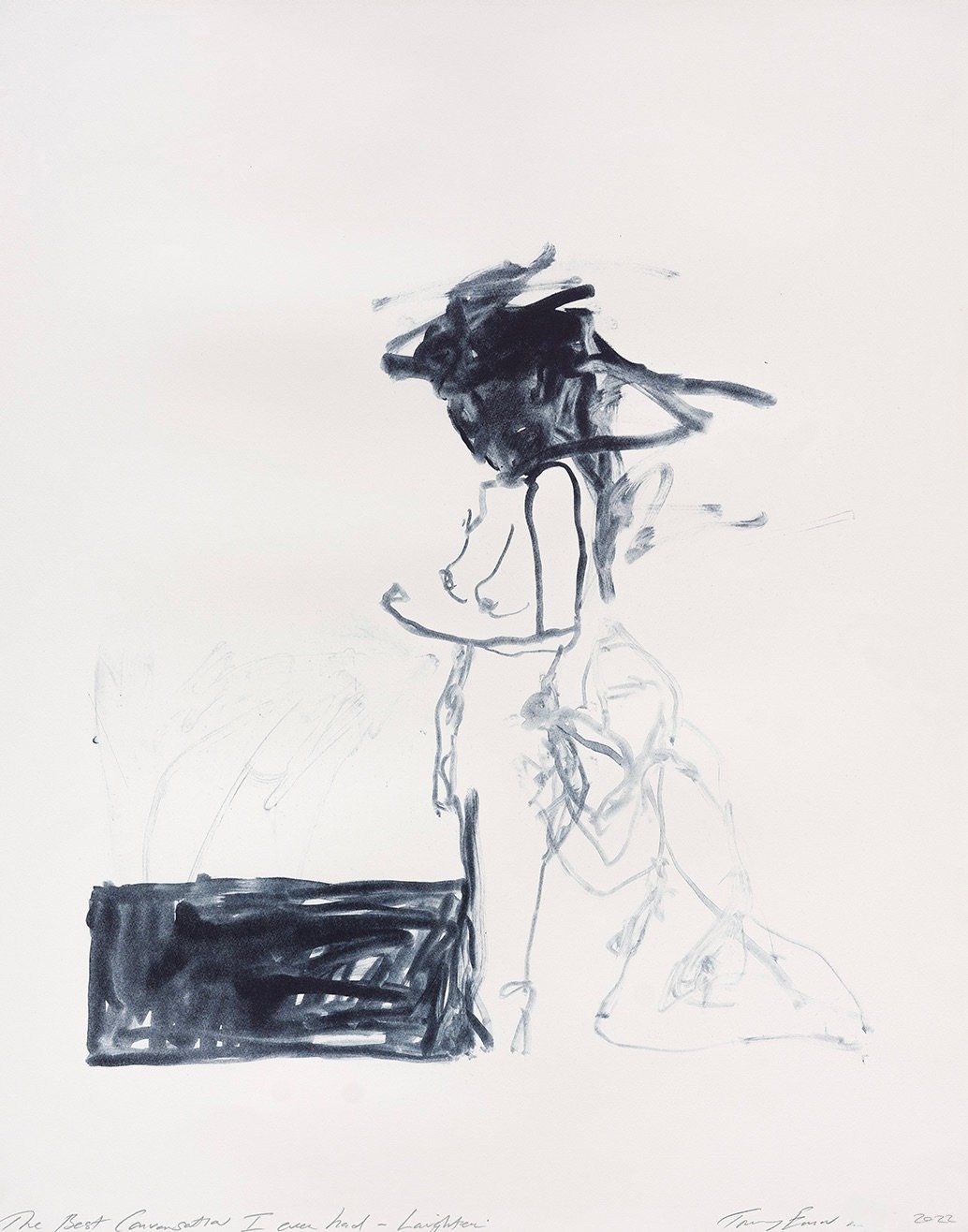 Emin, Tracey | The Best Conversation I ever had – Laughter, 2022 — available on Composition Gallery