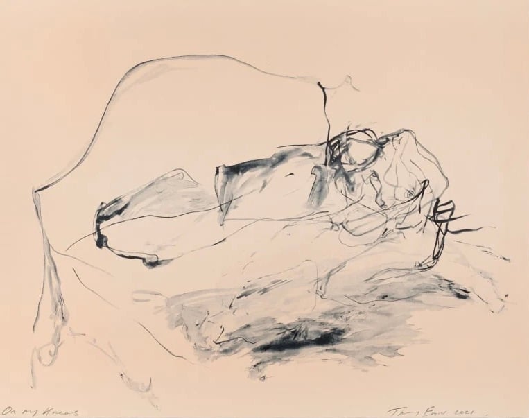 Emin, Tracey | On My Knees, 2021 — available on Composition Gallery