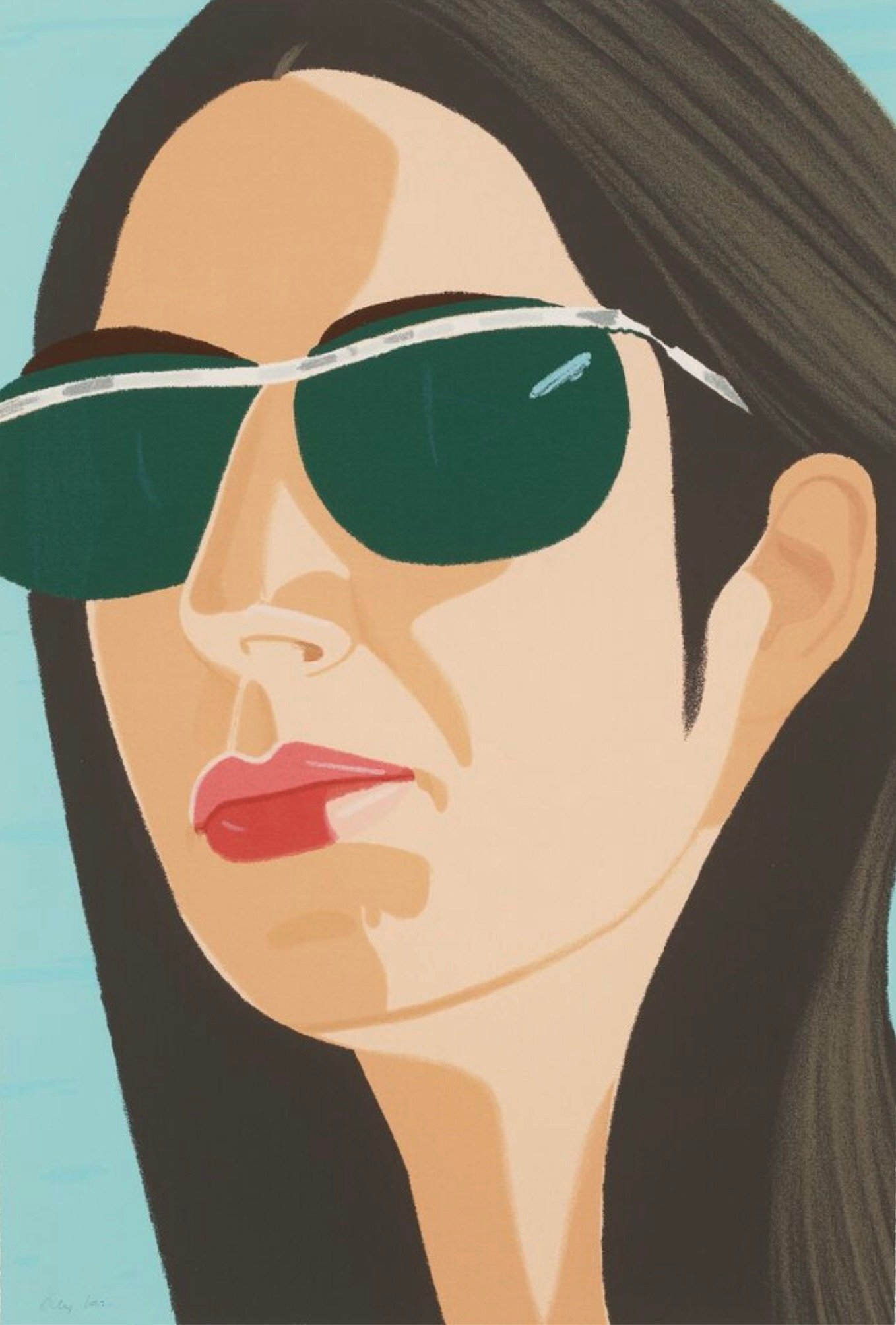 Katz, Alex | Ada with Sunglasses , 1990 — available on Composition Gallery