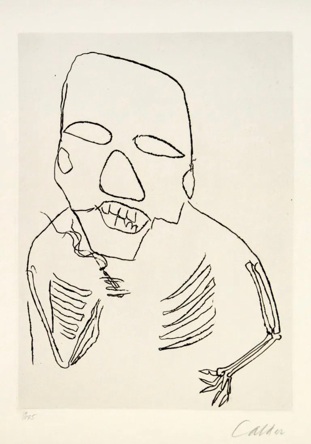 Calder, Alexander | Santa Claus I, 1974 — available on Composition Gallery