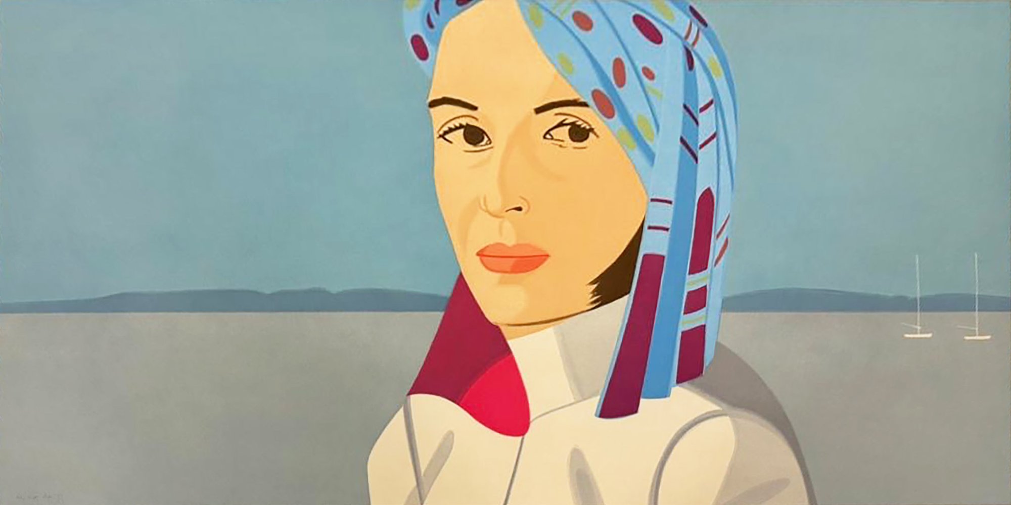 Katz, Alex | Ada With Blue Hat, 2004 — available on Composition Gallery