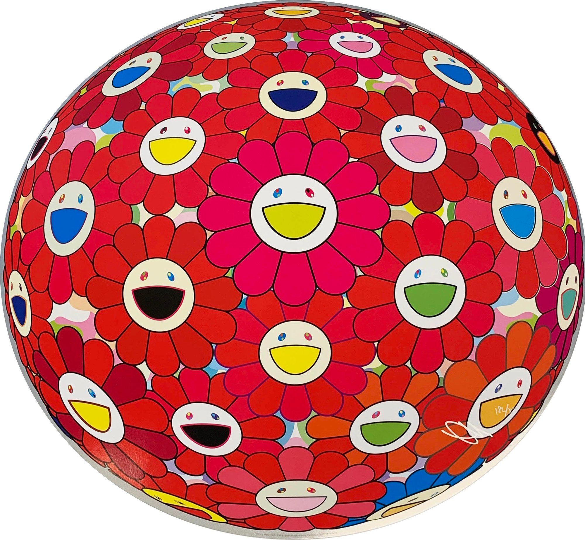Murakami, Takashi | Thinking Matter (Red), 2016 — available on Composition Gallery