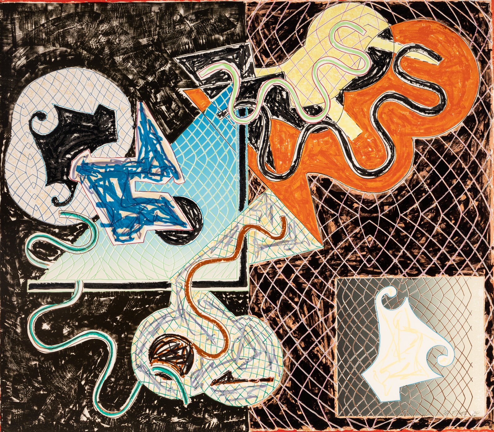 Stella, Frank | Shards Variant IVa, 1982 — available on Composition Gallery