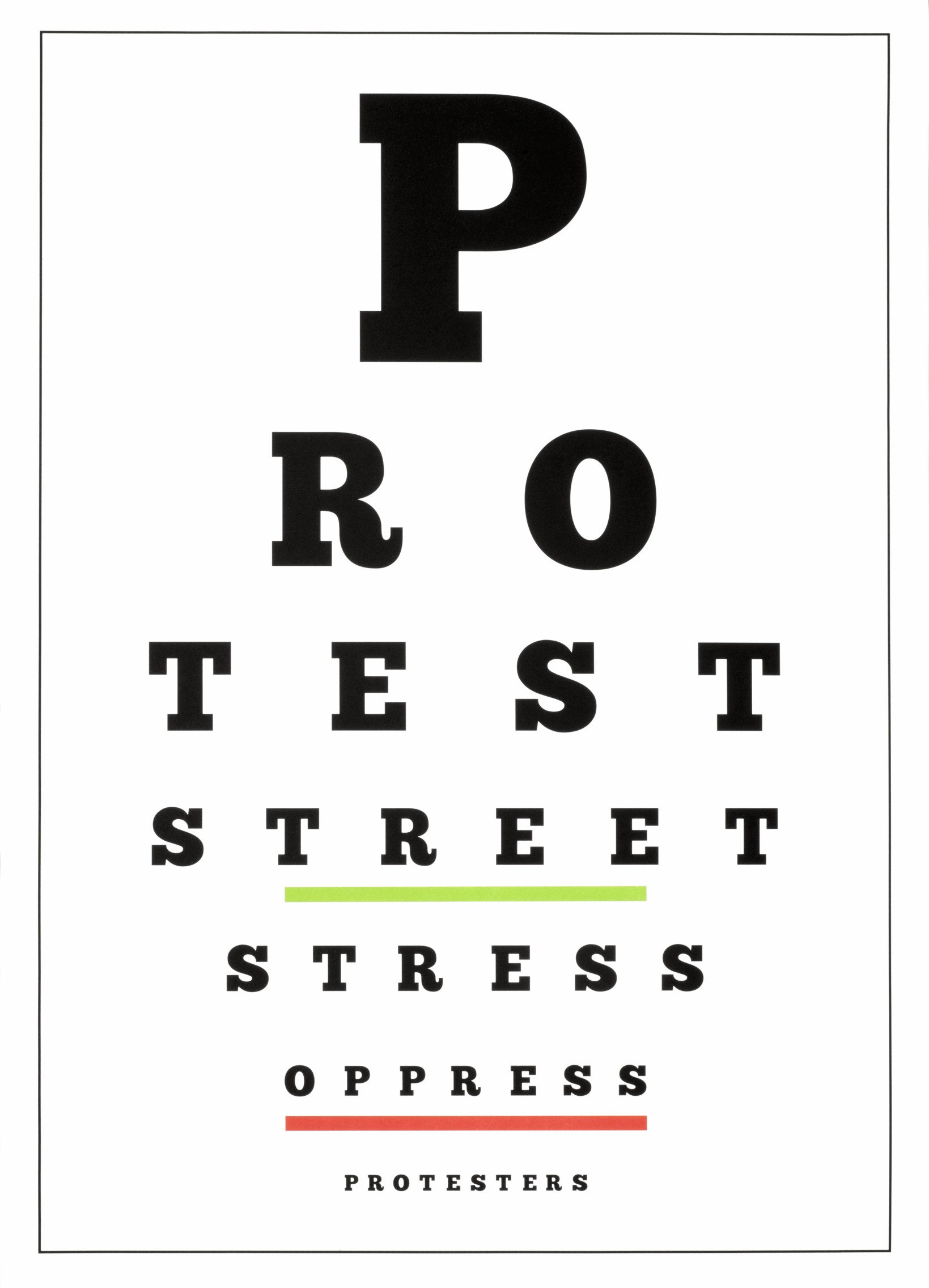 Navarro, Ivan | Carta visual (Protest), 2019 — available on Composition Gallery