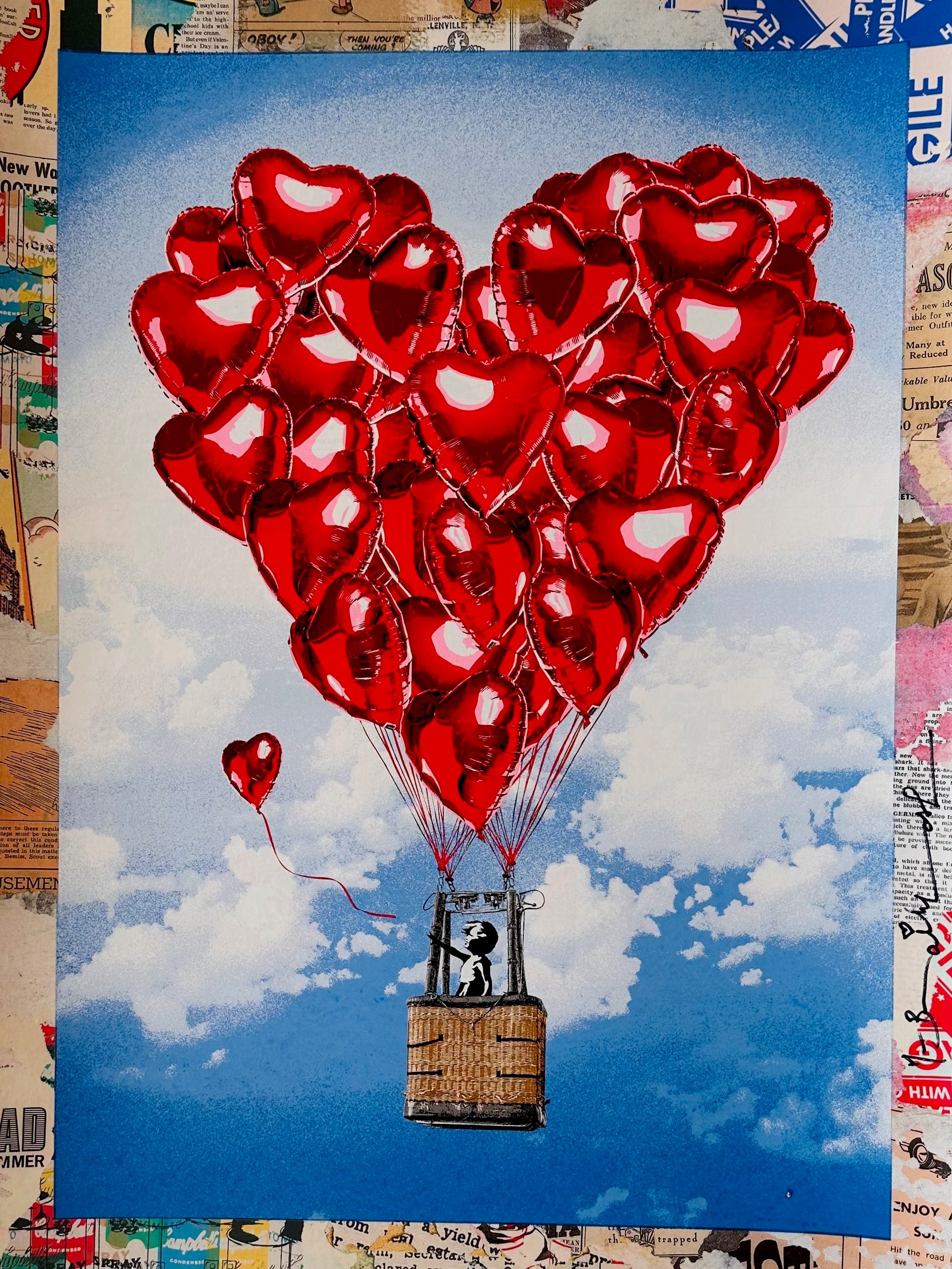 Mr. Brainwash | Love Above All, 2024 — available on Composition Gallery