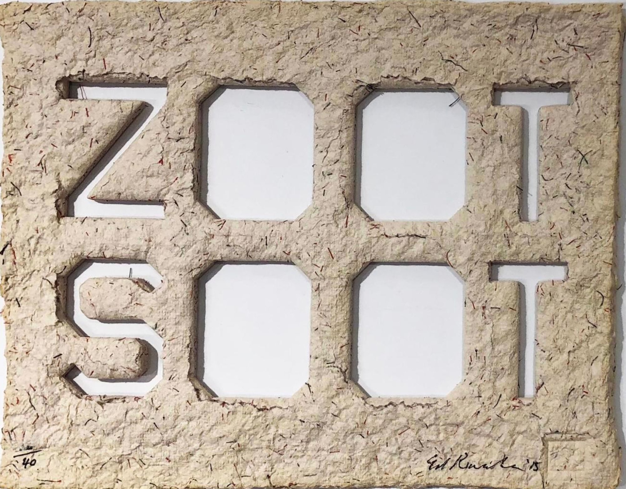 Ruscha, Ed | Zoot Soot, 2013 — available on Composition Gallery