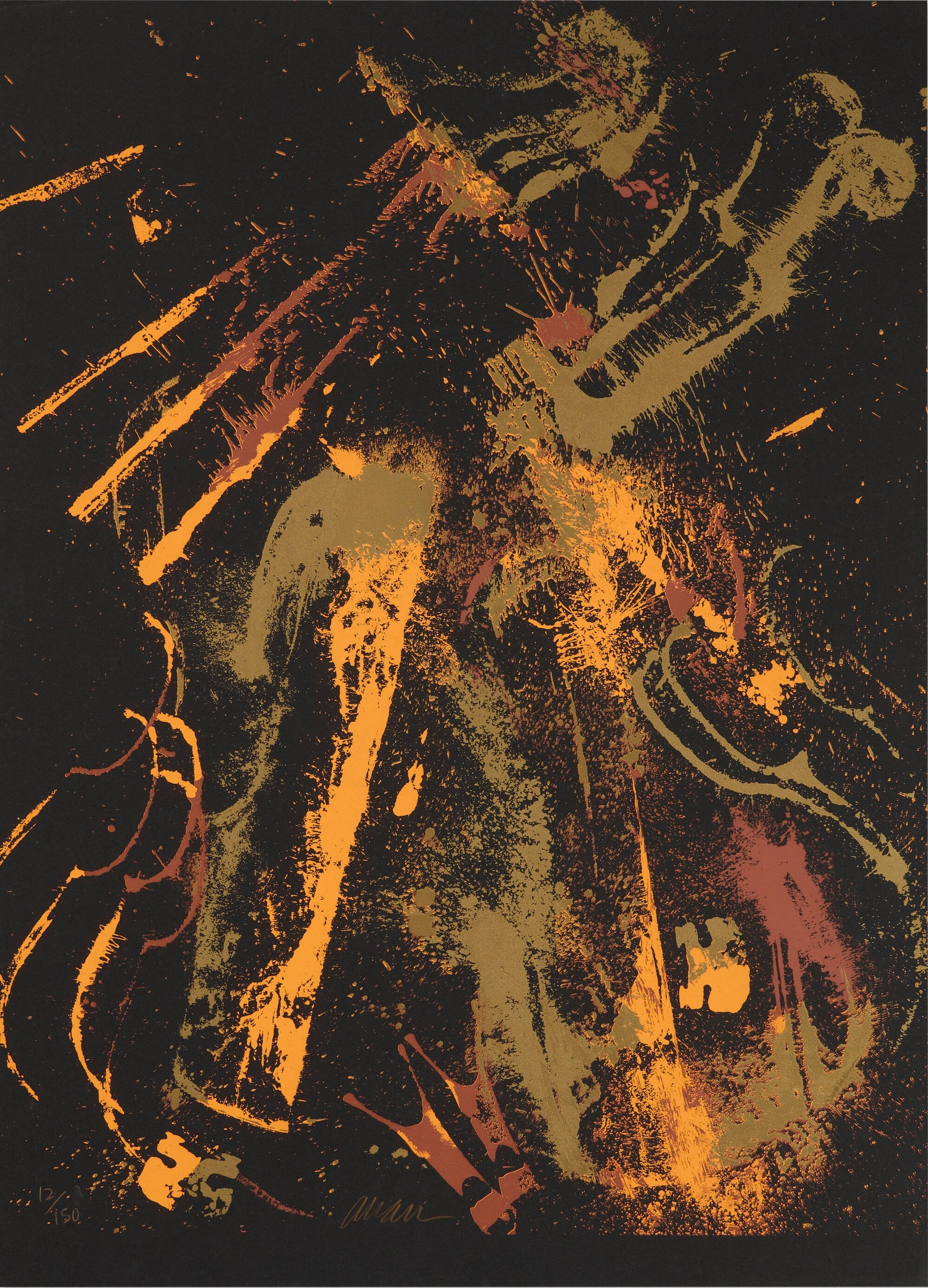 Arman, Fernandez | Romanticism in Gold, 1978 — available on Composition Gallery