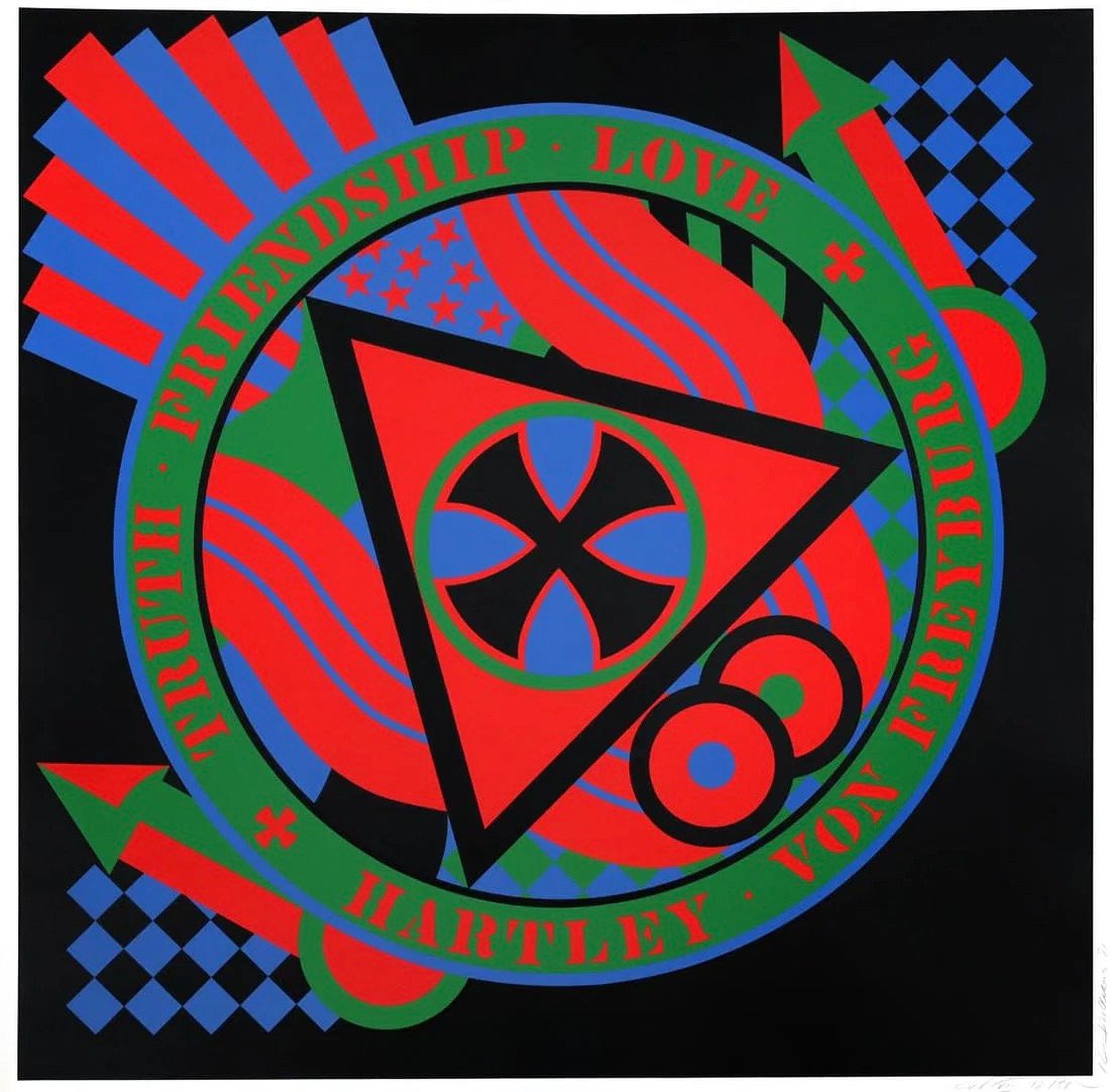 Indiana, Robert | KvF VIII (from Berlin Series), 1990 — available on Composition Gallery