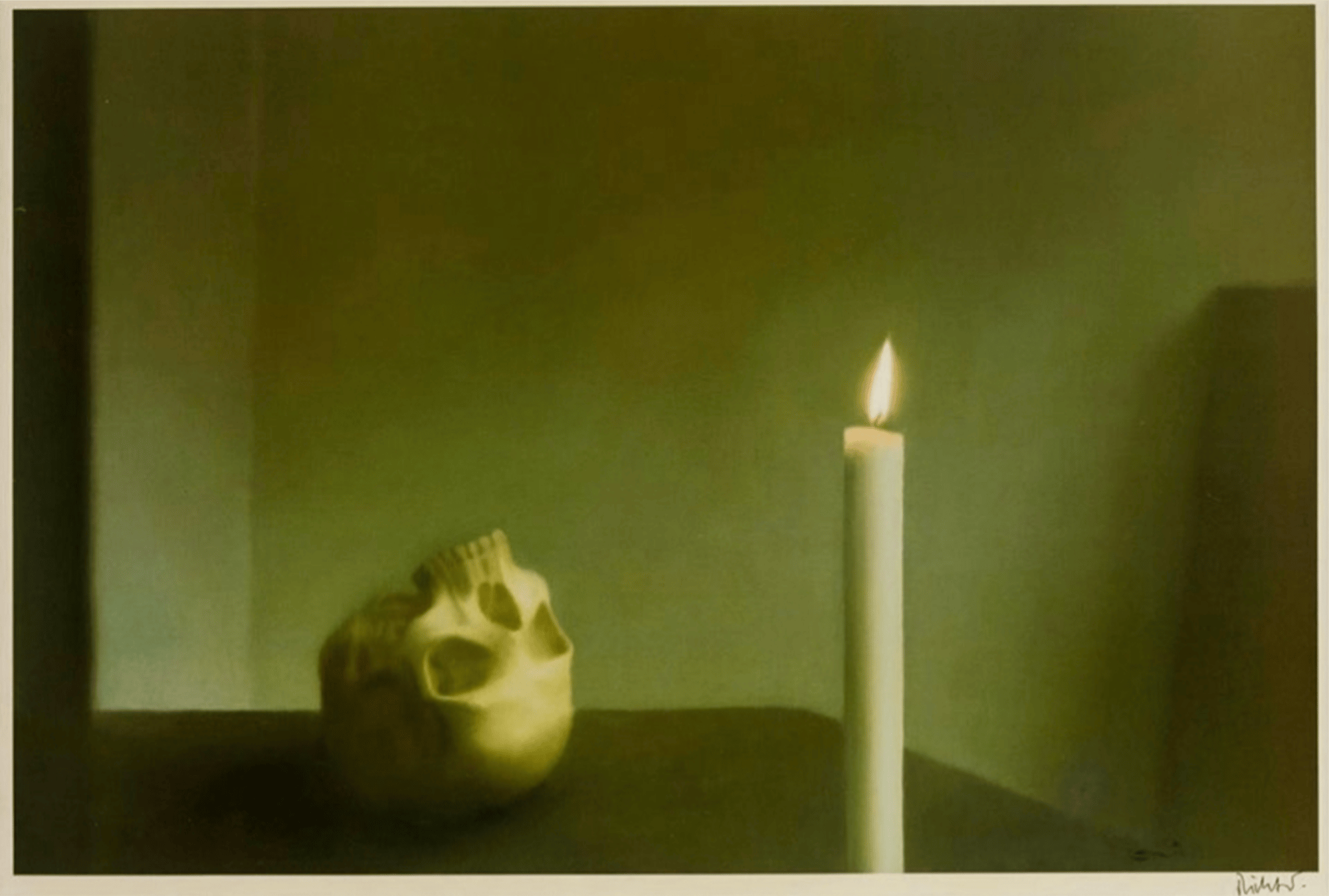 Richter, Gerhard | Skull and Candle, 1995 — available on Composition Gallery