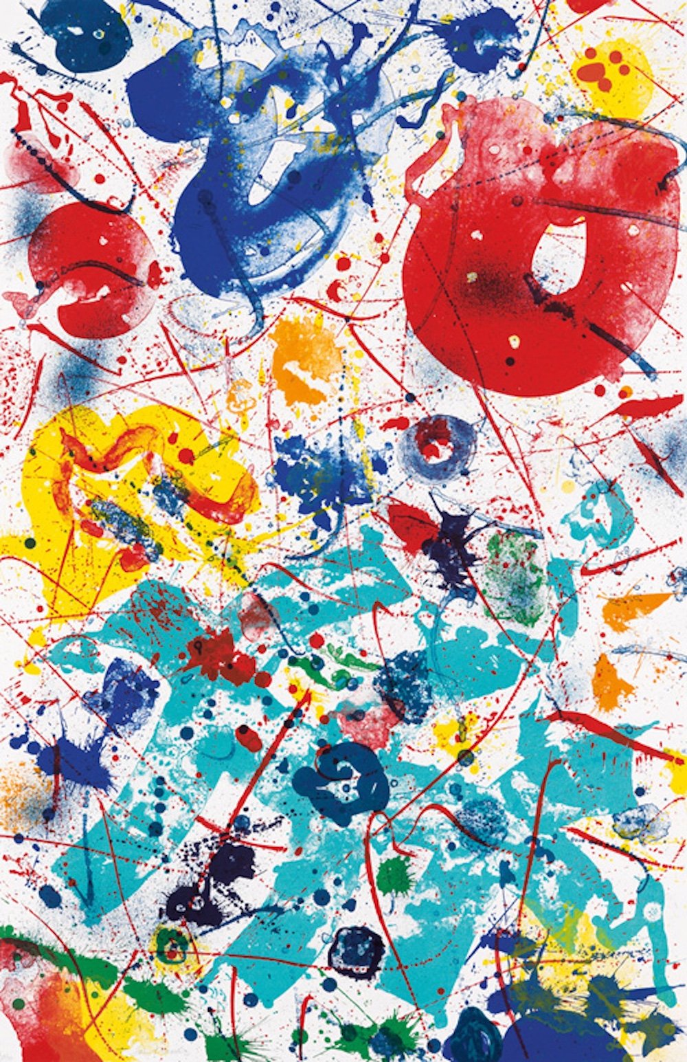 Francis, Sam | Untitled (SF-358), 1993 — available on Composition Gallery