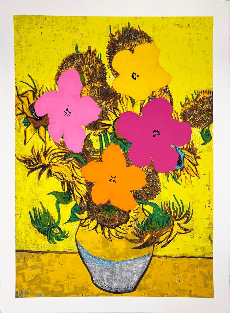 Mr. Brainwash | Flower and Sun, 2023 — available on Composition Gallery