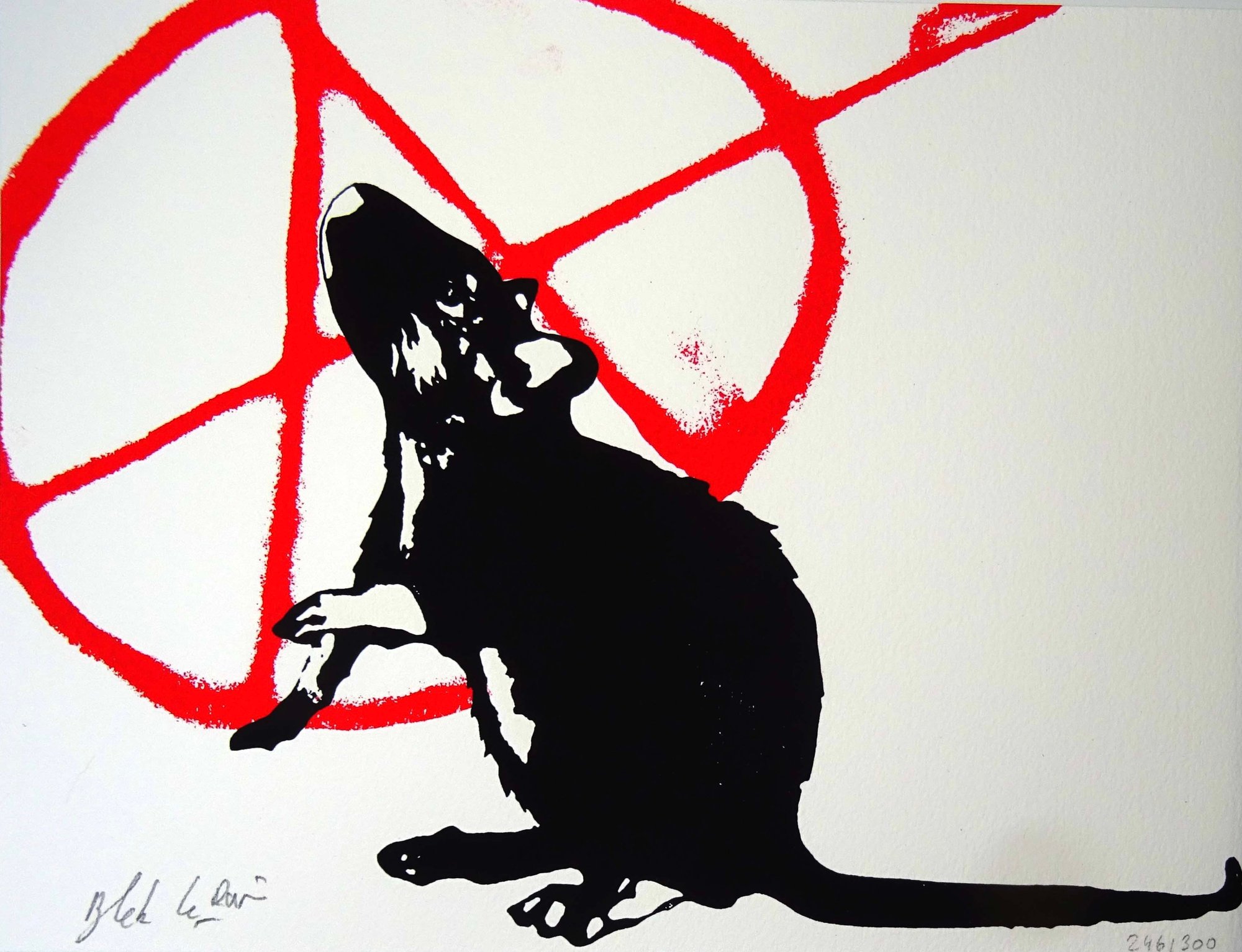 Le Rat, Blek | L'anarchiste, 2020 — available on Composition Gallery