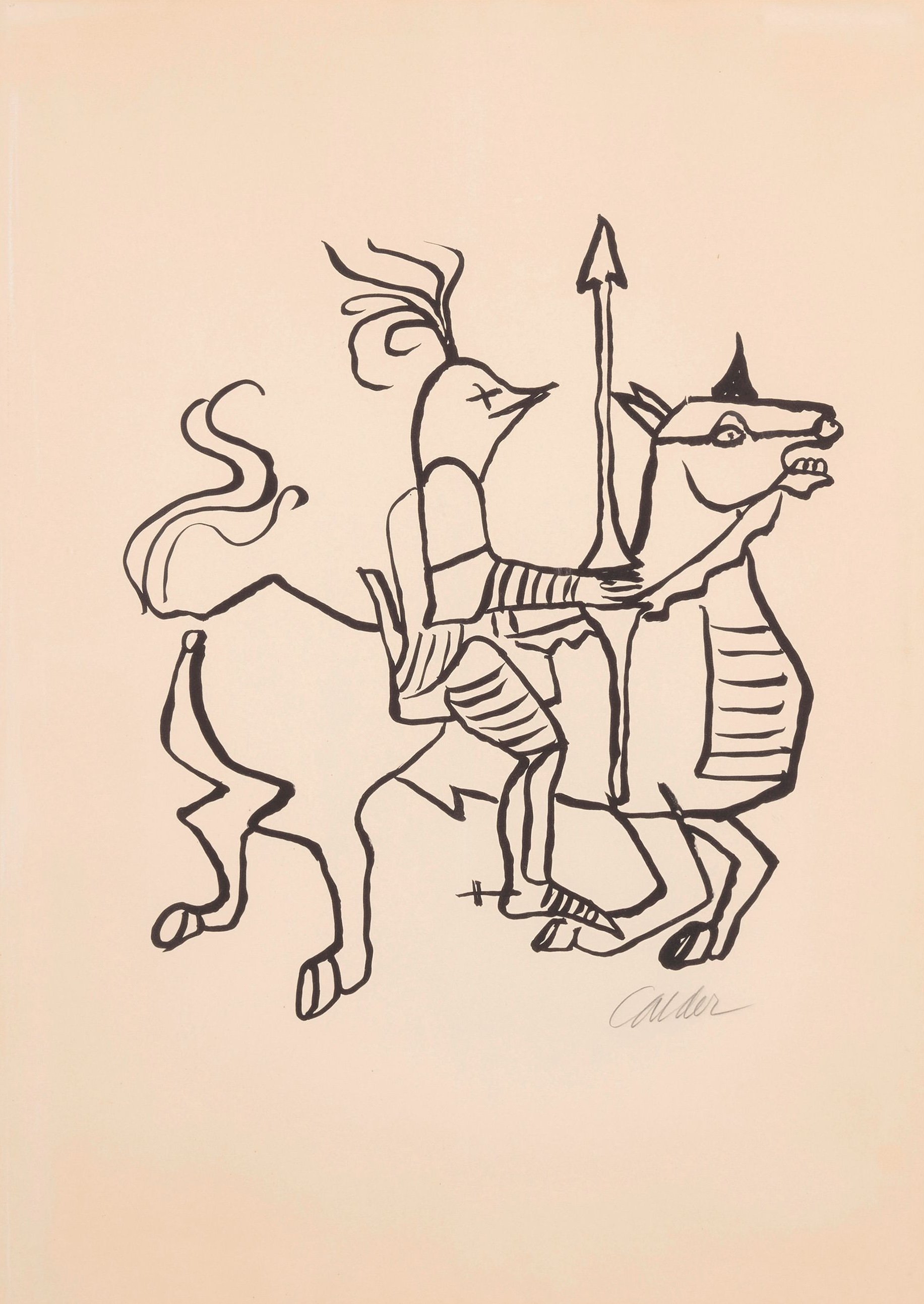 Calder, Alexander | Le Chevalier, 1968 — available on Composition Gallery