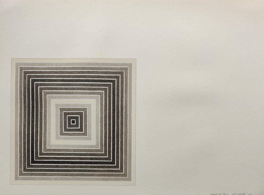 Stella, Frank | Sharpesville, from Multicolored Squares I, 1972 — available on Composition Gallery