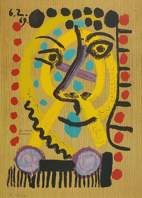 Picasso, Pablo | One plate, from Les Portraits Imaginaires, 1969 — available on Composition Gallery