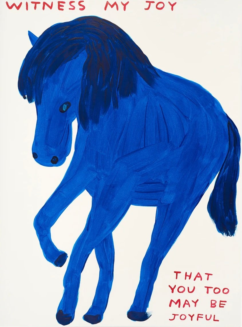 Shrigley, David | Witness My Joy, 2022 — available on Composition Gallery