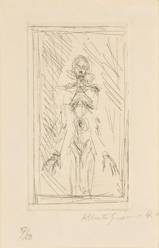Giacometti, Alberto | Small Standing Nude, 1959 — available on Composition Gallery