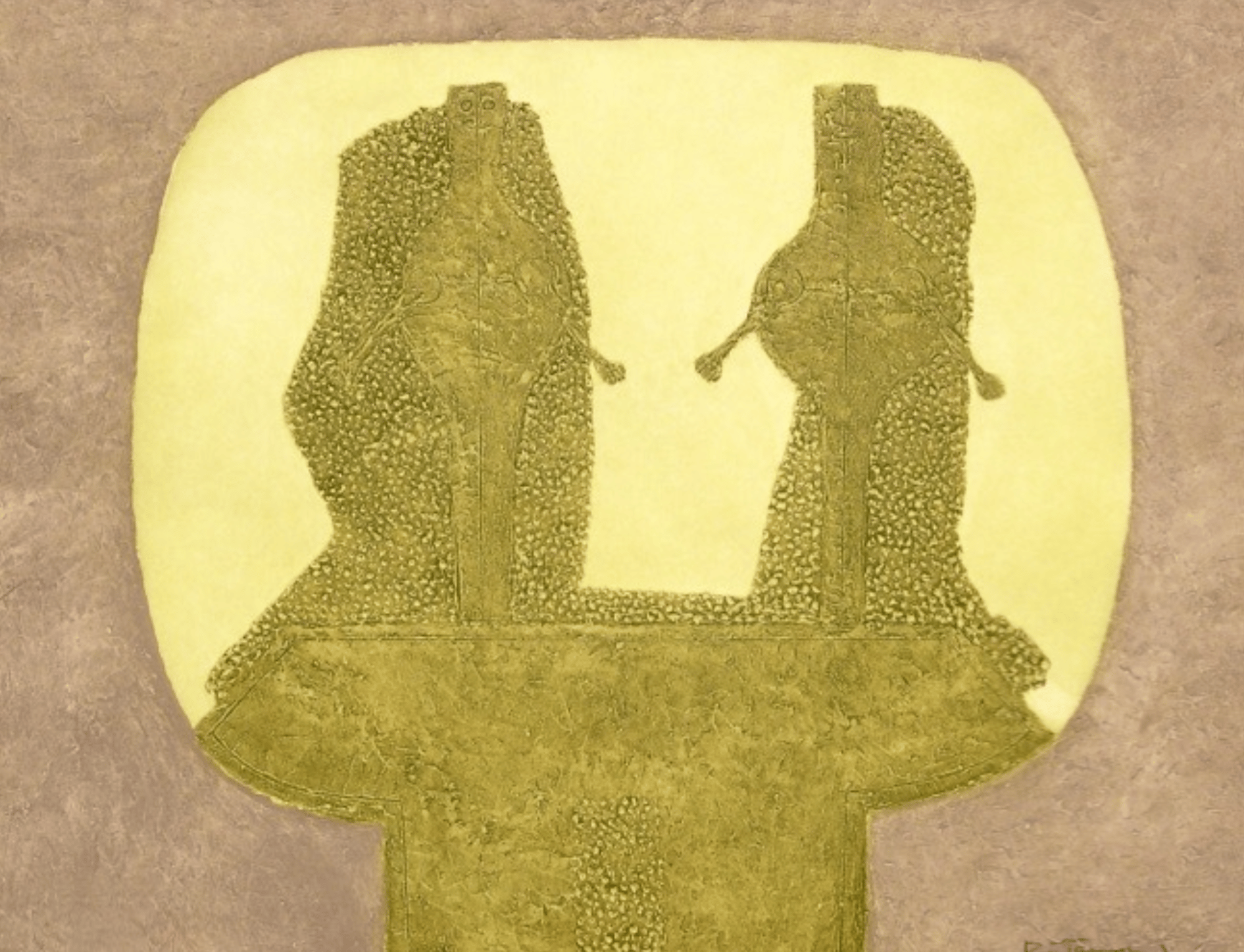Tamayo, Rufino | Dos Figuras, P. 205, 1976 — available on Composition Gallery