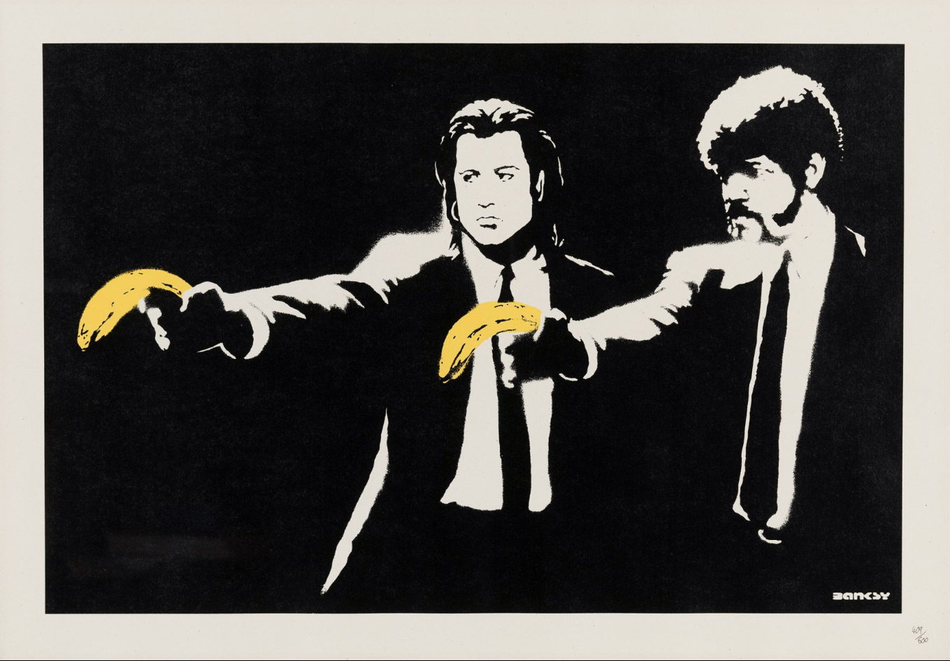 Banksy | Pulp Fiction, 2004 — available on Composition Gallery