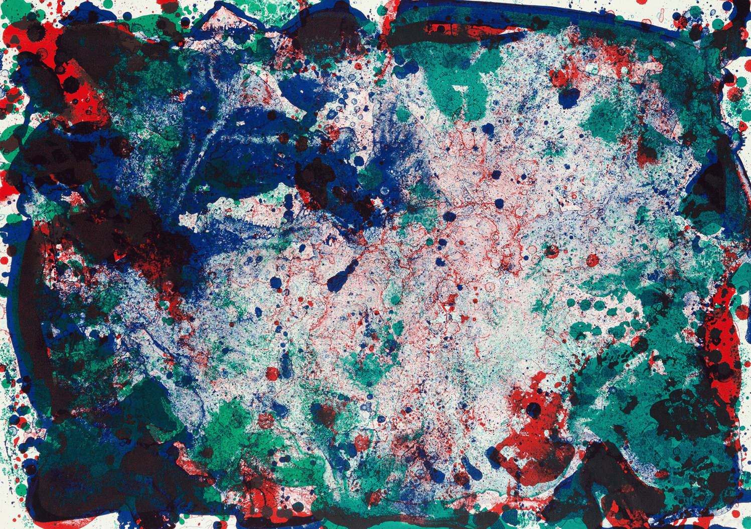 Francis, Sam | Another Footprint, 1971 — available on Composition Gallery