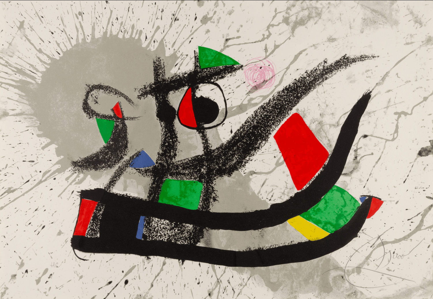 Miró, Joan | Barcelona III, 1975 — available on Composition Gallery