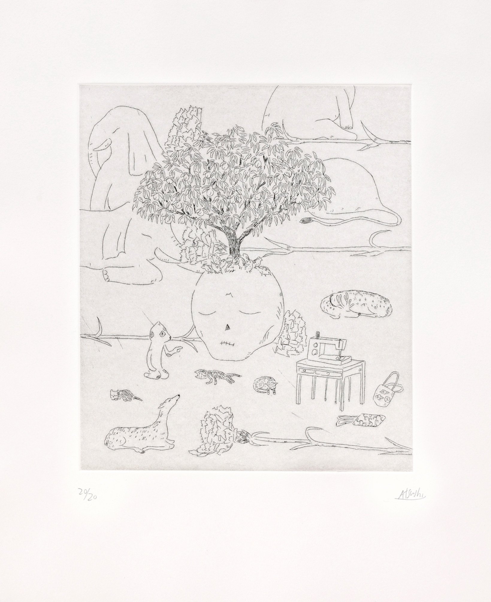 Kaga, Atsushi | Peach tree, 2023 — available on Composition Gallery