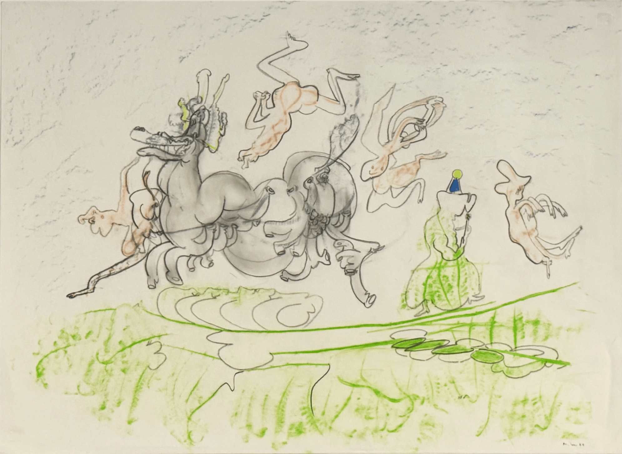 Matta, Roberto | Le Cirque, 1969 — available on Composition Gallery