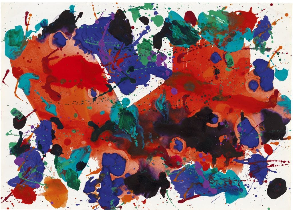 Francis, Sam | Untitled (SF82-263), 1982 — available on Composition Gallery