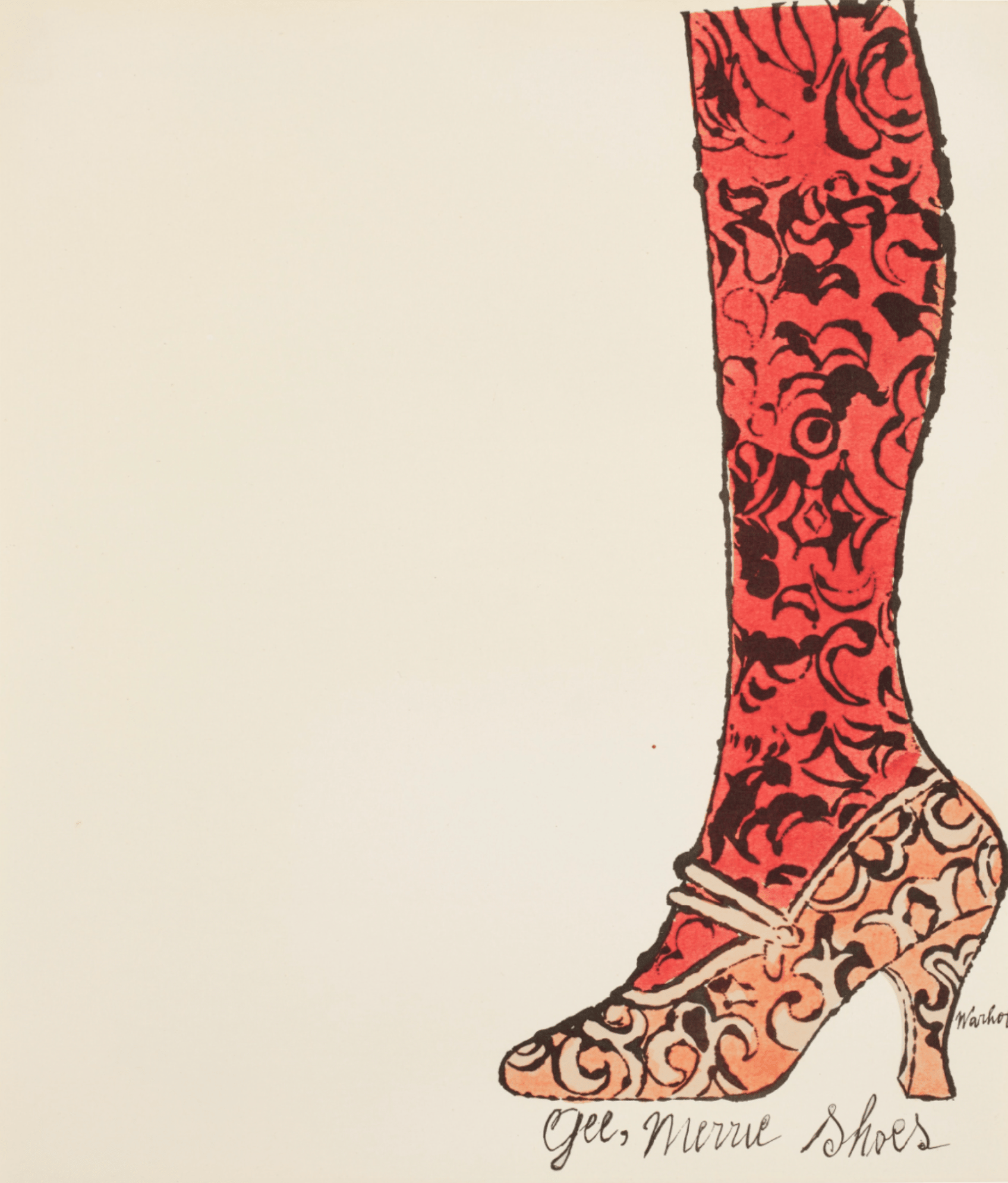 Warhol, Andy | Gee, Merrie Shoes, 1956 — available on Composition Gallery