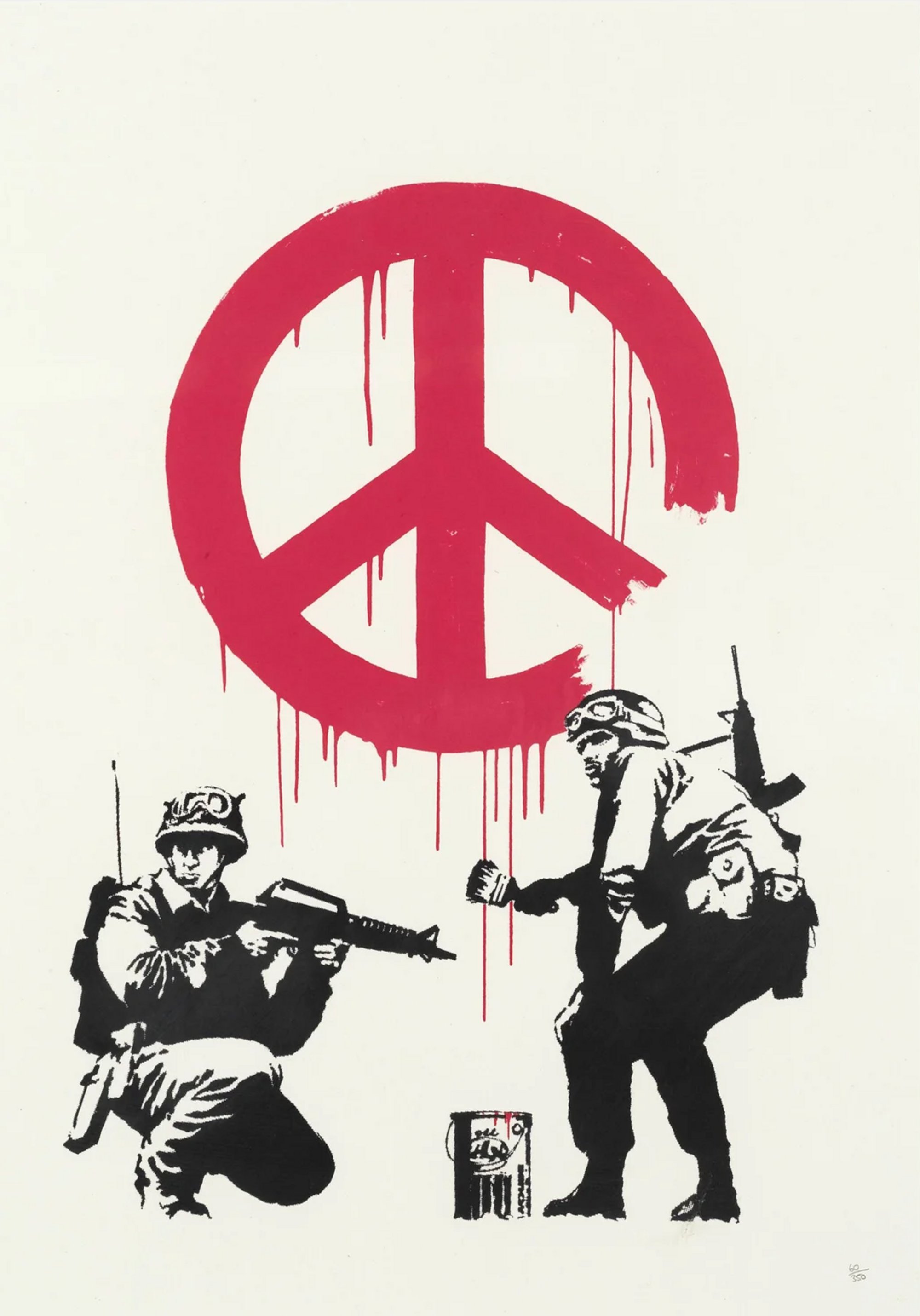 Banksy | CND Soldiers (Unsigned), 2005 — available on Composition Gallery