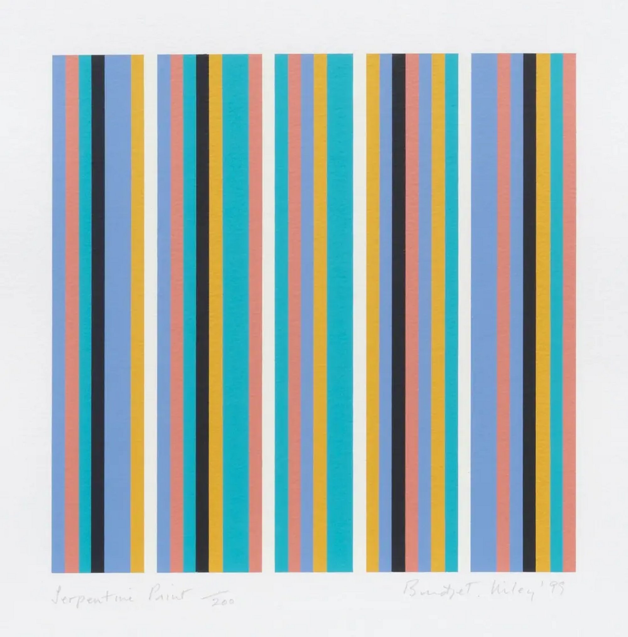 Riley, Bridget | Serpentine, 1999 — available on Composition Gallery