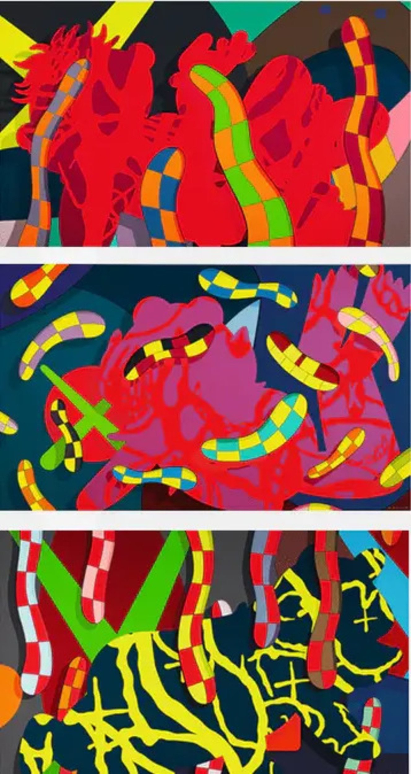 KAWS | Lost Time, Alone Again, Far Far Down, 2018 — available on Composition Gallery