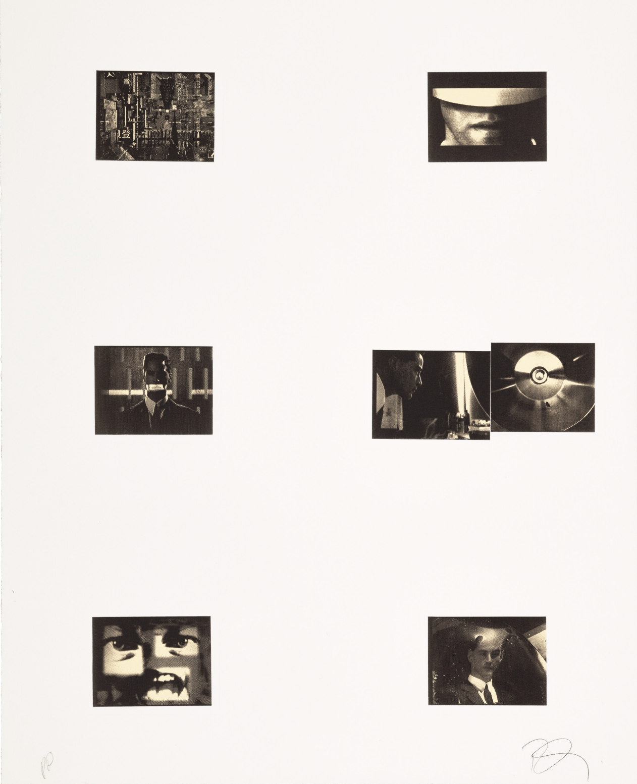 Longo, Robert | Mnemonic Pictures 4, 1995 — available on Composition Gallery