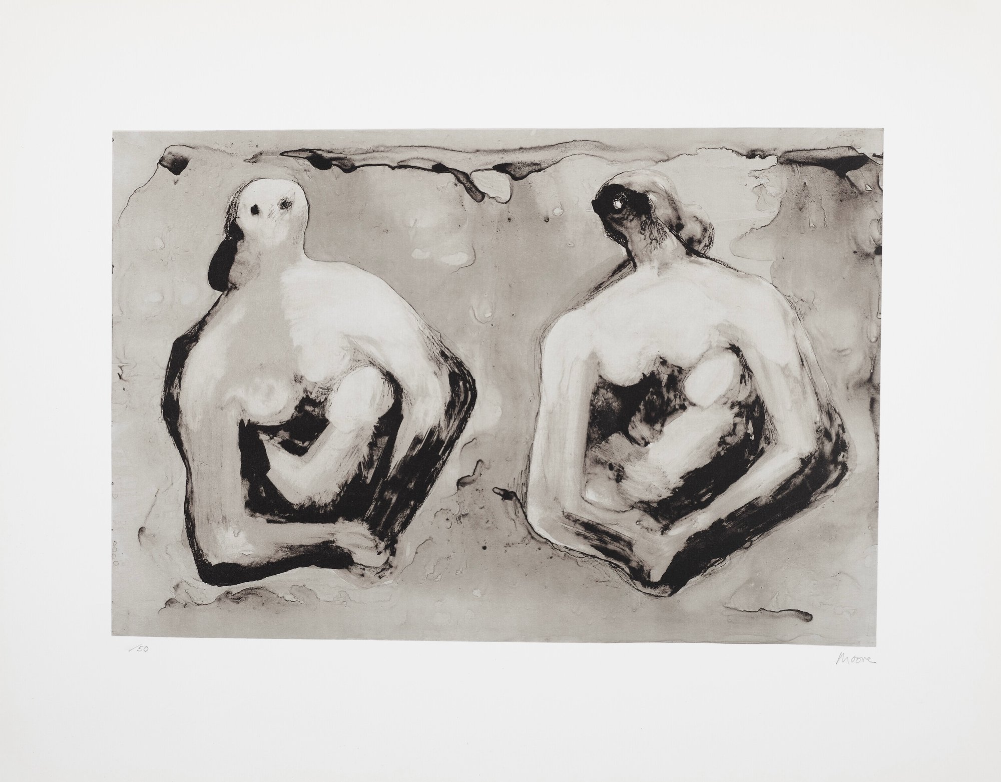 Moore, Henry | Sisters with Children (C. 544), 1979 — available on Composition Gallery
