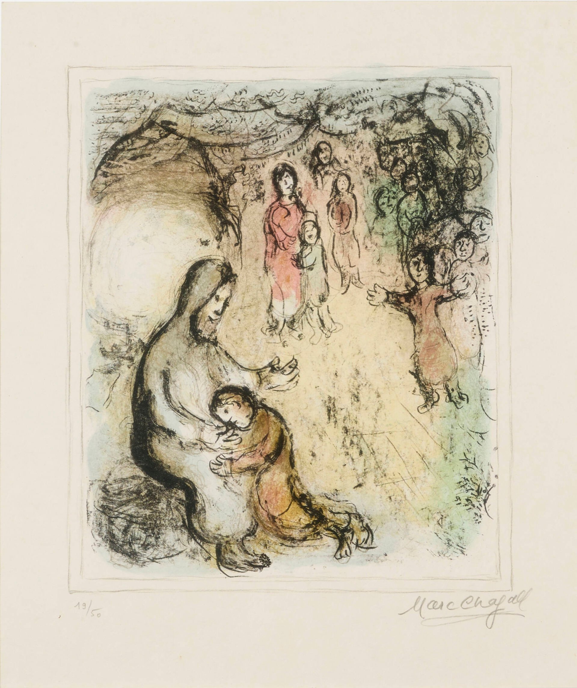 Chagall, Marc | La Bénédiction de Jacob, 1979 — available on Composition Gallery