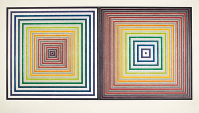 Frank Stella – Double grey scramble (AXSOM 93), 1973 – Screen-print