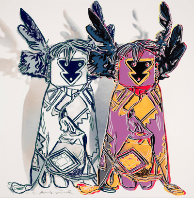 Andy Warhol – Kachina Dolls, 1986 – Zeefdruk