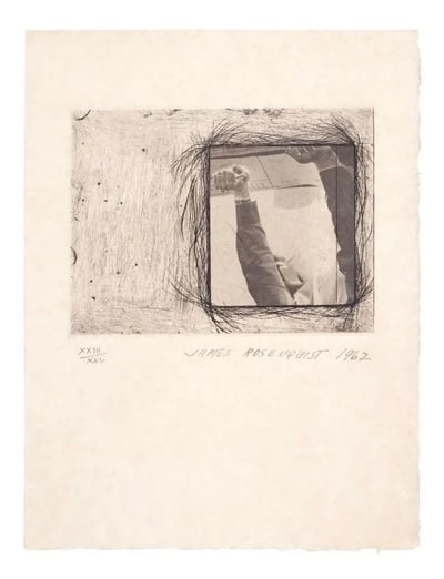 James Rosenquist – Certificate, 1962 – Gravure