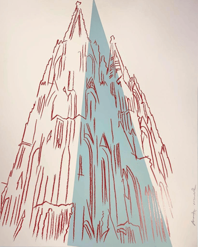 Andy Warhol – Cologne Cathedral, IIB.361, 1985 – Zeefdruk