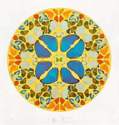 Damien Hirst – Psalm: Domine, Dominus noster, 2009 – Sérigraphie (Screen-print)