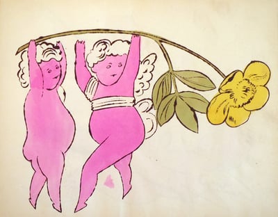 Andy Warhol – In The Bottom of my Garden IV.89A, CA. 1956 – Lithografie