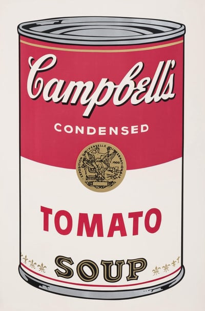 Andy Warhol – Tomato Soup, II.46 from Campbell's Soup I, 1968 – Zeefdruk