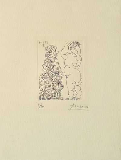 Pablo Picasso – La Celestine, from Série 347, 1968 – Gravure