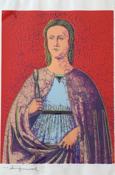 Andy Warhol – Saint Apollonia, 1984 – Zeefdruk