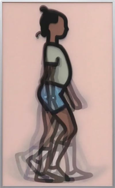 Julian Opie – Malia from Children Walking, 2026 – Instalación